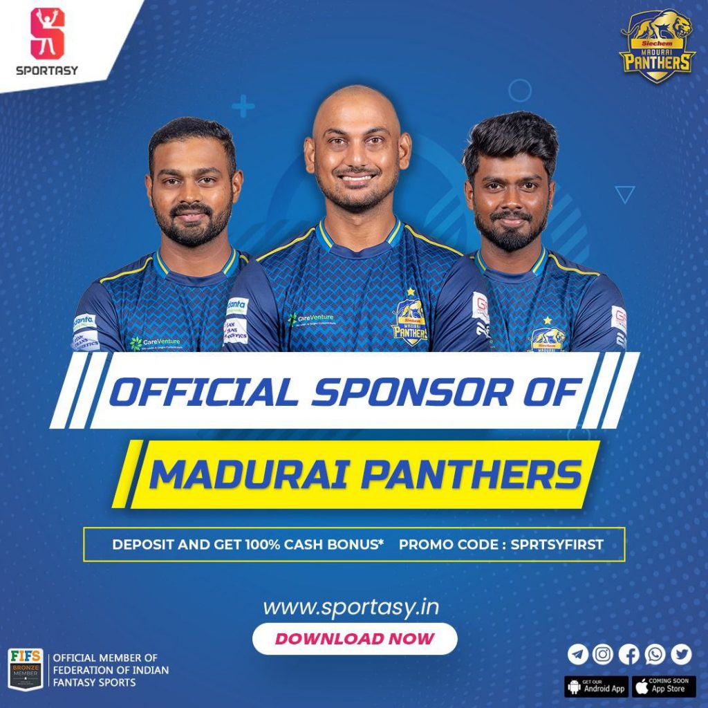 Sportasy TNPL sponsorship